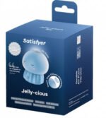 Satisfyer Jelly-Cious Rechargeable Clitoral Vibrator with Air Pulse – Blue