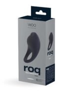 Roq Rechargeable Vibrating Cock Ring – Black
