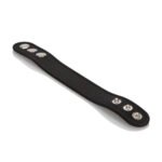 Silicone Tri-Snap Cock Ring – Black - Image 6