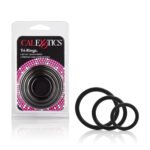 Tri-Rings Cock Ring Set – Black - Image 3