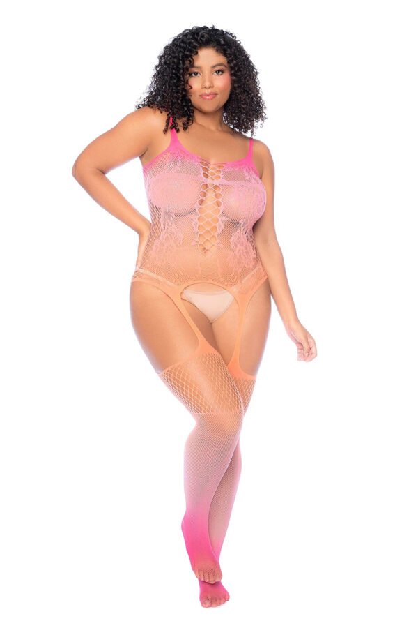Sunset Bloom Bodystocking - X - Sunset