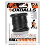 Neo 2 Inch Tall Ball Stretcher Squishy Silicone - Black - Image 2