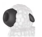 Satisfyer Dreamy Sheep Rechargeable Air Pulse and Vibrating Clitoral Stimulator – White - Image 5