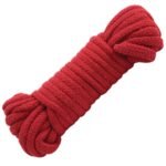 Bondage Rope - Cotton - Japanese Style - Red - Image 2