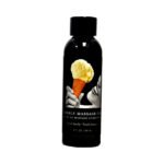 Edible Massage Oil Gift Set – Hemp Seed, Water-Based – 2 Fl Oz Bottles, Strawberry, Watermelon, Vanilla - Image 2