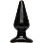 Doc Johnson Classic Butt Plug Smooth Large Black Phthalate-Free Anal Plug - Image 2