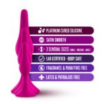 Luxe Beginner Plug Kit – 3-Piece Anal Plug Set, Platinum-Cured Silicone, Pink - Image 5