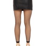 Industrial Net Footless Tights - One Size - Black