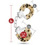Temptasia Cuffs Stainless Steel Restraint Cuffs – Leopard - Image 3