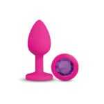 Gemma Purple Gem Pink Silicone Plug - Small - Image 9