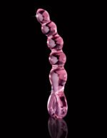 Icicles No. 43 Glass Anal and Vaginal Stimulator – Pink