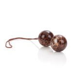 Leopard Duo Tone Balls with Retrieval Cord – Animal Print - Image 2