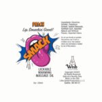 Smack Warming and Lickable Massage Oil - Peach 2 Oz