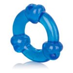 Magic C-Rings Blue Cock Ring Set – TPR – 3 Rings with Textured Nodules - Image 4