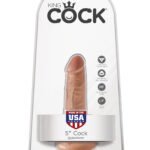 King Cock 5 Inch Cock - Tan