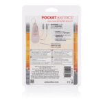 Pocket Exotics Dual Heated Whisper Bullets - Clear - Image 3