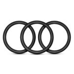 Performance - Vs3 Pure Premium Silicone Cockrings - Large - Black - Image 2