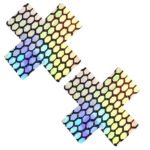 Mirrored Mayhem Super Holographic X Factor Nipztix Pasties
