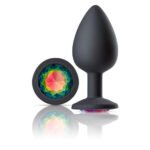 Cloud 9 Novelties Gems Jeweled Silicone Anal Plug - Large - Image 2