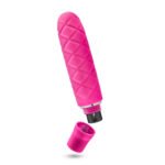 Luxe Cozi Mini Vibrator – Body-Safe Silicone – Fuchsia - Image 4