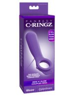 Fantasy C-Ringz Ride n' Glide Couples Vibrating Ring – Purple - Image 7