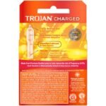 Trojan Intensified Charged Orgasmic Pleasure Condoms - 3 Pack - Image 2