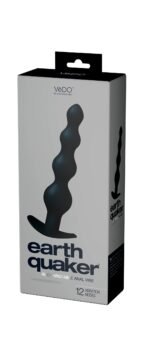 Earth Quaker Rechargeable Anal Vibe - Just Black - Image 4
