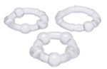 Performance Penis Ring Set of 3 - Clear - Image 2