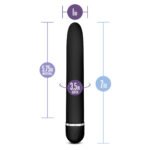 Rose Luxuriate Black Vibrator – Waterproof Multi-Speed - Image 6