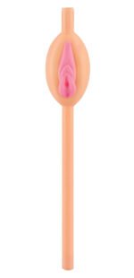 Hott Products Pussy Straws – 8-Piece Set, Beige - Image 2