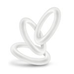 Performance - Vs2 Pure Premium Silicone Cockrings - Small - White - Image 3