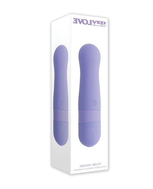 Squishy Bullet Internal and Clitoral Stimulation - Purple