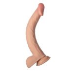 Realcocks Dual Layered 11" Bendable Dong – White - Image 3
