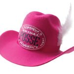 Gettin' Hitched Clip-on Cowgirl Posse Party Hat