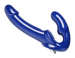 Revolver II Vibrating Strapless Strap on Dildo - Blue - Image 2