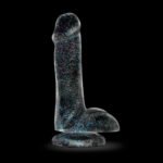 Naturally Yours - 6 Inch Glitter Cock - Sparkling Clear - Image 2