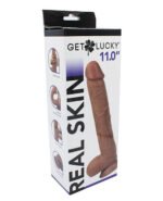 Real Skin 11 Dual Layer Dildo - Light Brown