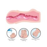 Crazy Bull No Lube Masturbator Sleeve - Realistic Pussy Skin-Like Texture - Image 6