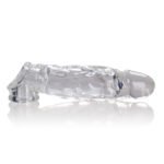 Butch Veiny Clear Cocksheath with Attached Cocksling and Bullet Insert - Image 2