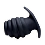 Hive Ass Tunnel Silicone Ribbed Hollow Anal Plug - Medium