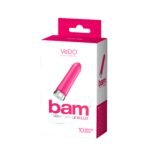 Bam Rechargeable Bullet - Hot in Bed Pink