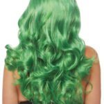 24 Inch Misfit Long Wavy Bang Wig - Green