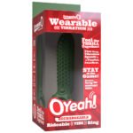 O Yeah Rechargeable Silicone Vibrating Cock Ring – Green - Image 4