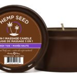 Hemp Seed 3-in-1 Massage Candle - High Tide - 6 Oz.