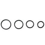 Rubber O Ring 4 Pack – Black - Image 2