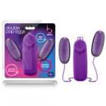 B Yours Double Pop Eggs Vibrating Eggs – Plum - Image 3