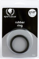 1.5 Inch Rubber Cock Ring – Black - Image 2