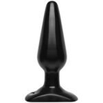 Doc Johnson Classic Butt Plug Smooth Medium – Black, Phthalate-Free - Image 2