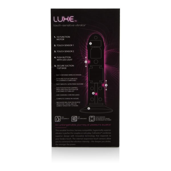 Luxe - Touch Sensitive Vibrator - Purple
