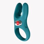 Ns Classic Vibrating Cock Ring - Bottle Green - Image 2